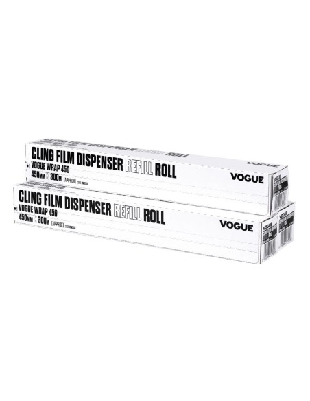 Rouleaux film alimentaire Vogue Wrap450 - Lot de 3 (300 m)