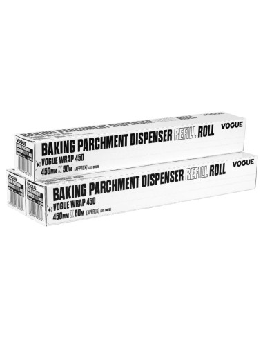 Rouleaux papier cuisson 50m - lot de 3 - Wrap450 Vogue