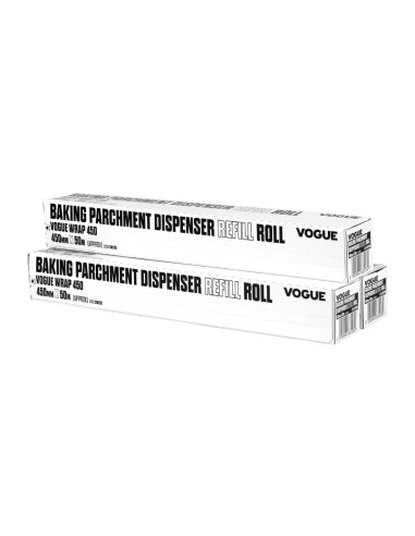 Rouleaux papier cuisson 50m - lot de 3 - Wrap450 Vogue