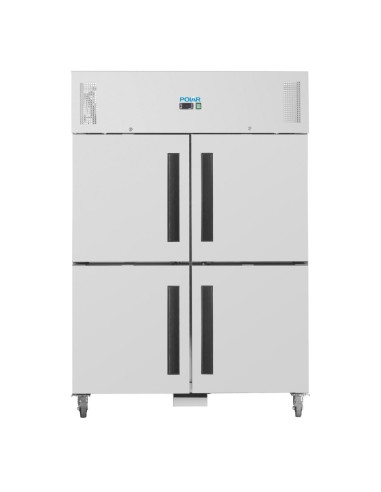 Armoire réfrigérée double 2 portillons Polar GN 2/1 - 770L