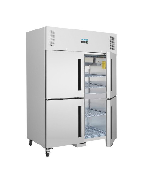 Armoire réfrigérée double 2 portillons Polar GN 2/1 - 770L
