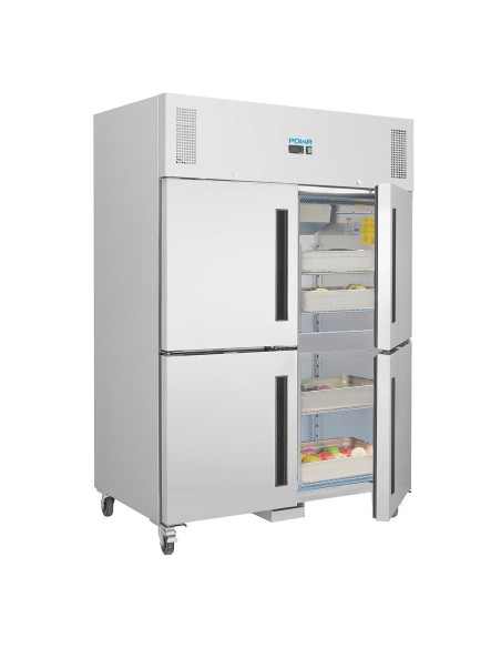 Armoire réfrigérée double 2 portillons Polar GN 2/1 - 770L