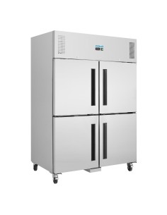 Armoire réfrigérée double 2 portillons GN 2/1 Polar Série G - 770 L