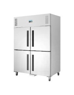 Armoire réfrigérée double 2 portillons GN 2/1 Polar Série G - 770 L 2