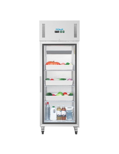 Vitrine réfrigérée GN 2/1 Polar Série G - 600L