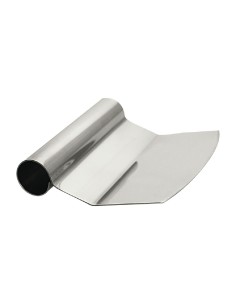 Raclette à copeaux bord arrondi Schneider - Inox 120x110 mm