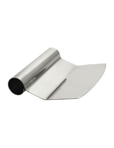 Raclette à copeaux bord arrondi Schneider - Inox 120x110 mm