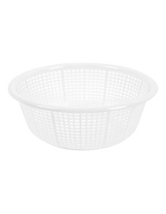 Passoire ronde blanche Vogue 375mm - Polyéthylène 2