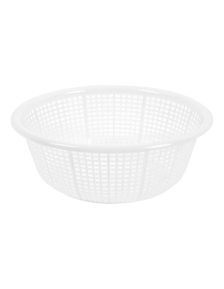 Passoire ronde blanche Vogue 375mm - Polyéthylène