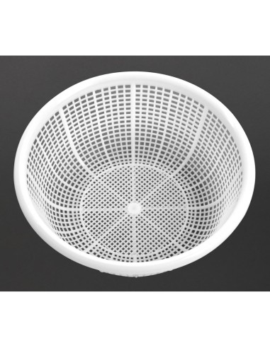 Passoire ronde blanche Vogue 375mm - Polyéthylène