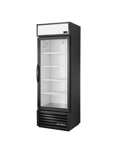 Vitrine positive libre service 1 porte True 538L noire - GDM-19T-HC