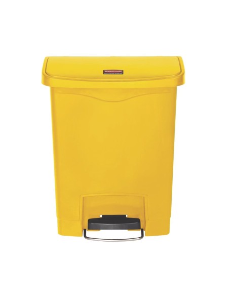 Poubelle à pédale Slim Jim Step-On 30L jaune