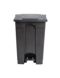 Poubelle à pédale Jantex noire 45L - Hygiène sans contact