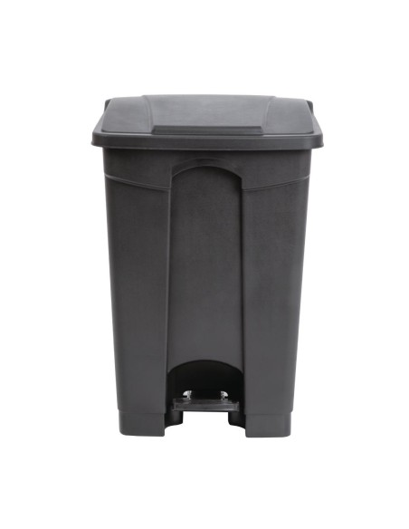 Poubelle à pédale Jantex noire 45L - Hygiène sans contact