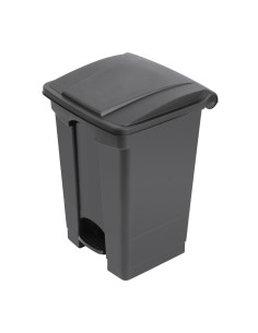 Poubelle à pédale Jantex noire 45L - Hygiène sans contact 2