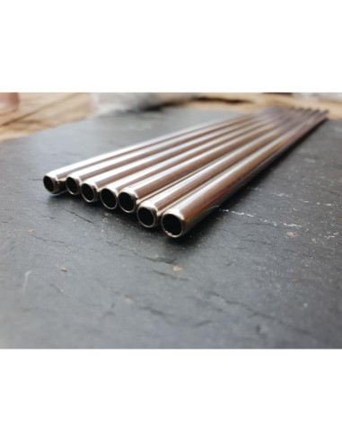 Pailles inox Beaumont 215 mm - lot de 25