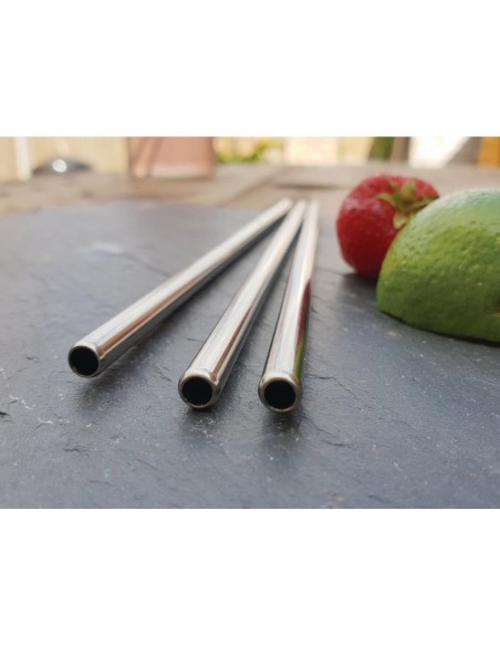 Pailles inox Beaumont 215 mm - lot de 25