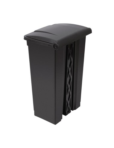 Poubelle de cuisine à pédale Jantex 87L - Noire