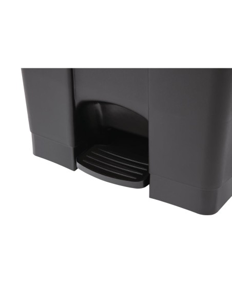 Poubelle de cuisine à pédale Jantex 87L - Noire