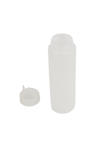 Bouteille souple transparente 681ml - Vogue, 3 embouts