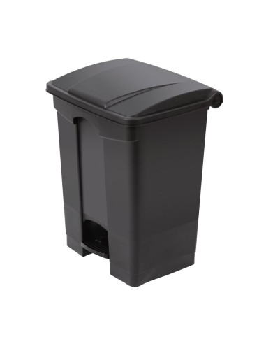 Poubelle à pédale Jantex noire 65L - Hygiène cuisine