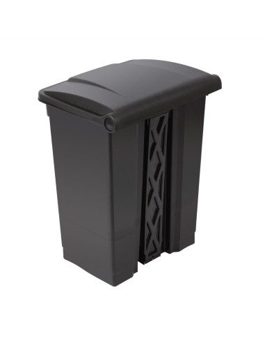 Poubelle à pédale Jantex noire 65L - Hygiène cuisine