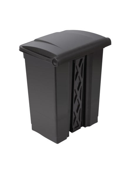 Poubelle à pédale Jantex noire 65L - Hygiène cuisine