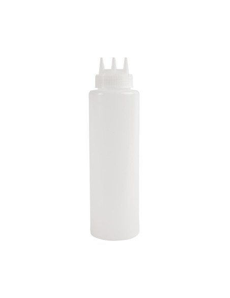 Bouteille souple transparente Vogue 908 ml - 3 embouts