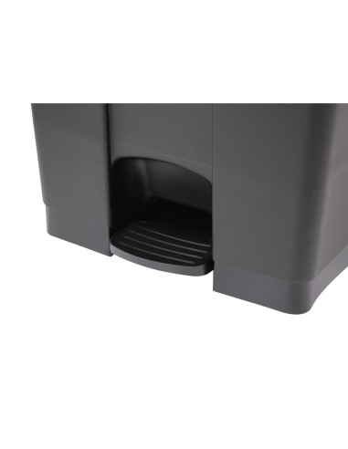 Poubelle à pédale Jantex noire 65L - Hygiène cuisine
