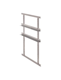 Kit de 4 glissières inox ajustables + 2 cadres Cambro pour DW585