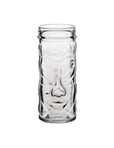 Chopes transparentes Utopia Tahiti Tiki 45 cl - Lot de 6