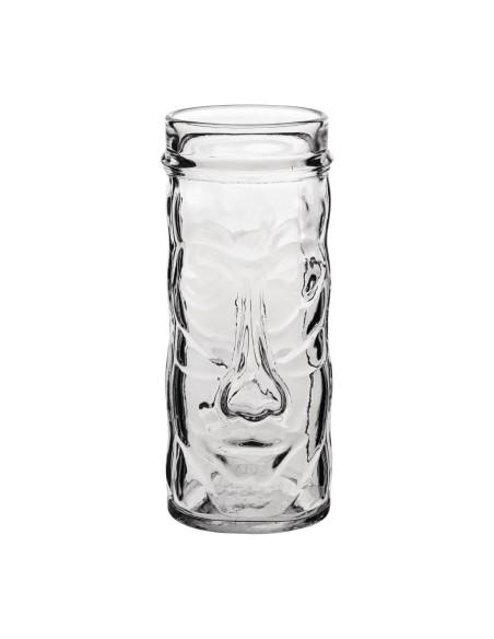 Chopes transparentes Utopia Tahiti Tiki 45 cl - Lot de 6