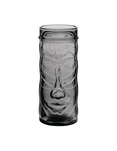 Chopes gris fumé Utopia Tahiti Tiki 45 cl - lot de 6