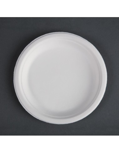 Assiettes compostables Fiesta 17,9 cm - lot de 50