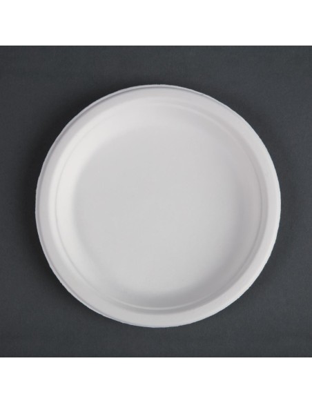 Assiettes compostables Fiesta 17,9 cm - lot de 50