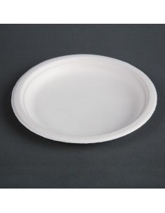 Assiettes compostables Fiesta 17,9 cm - lot de 50 2