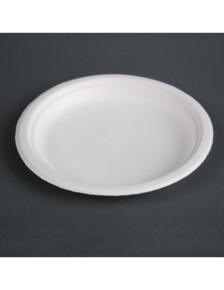 Assiettes compostables Fiesta 17,9 cm - lot de 50