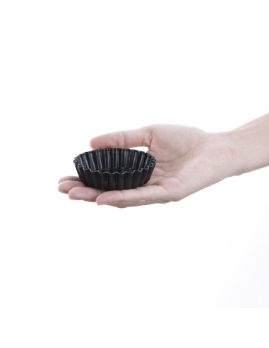 Moule à tartelette cannelé antiadhésif Vogue 8 cm - lot de 3