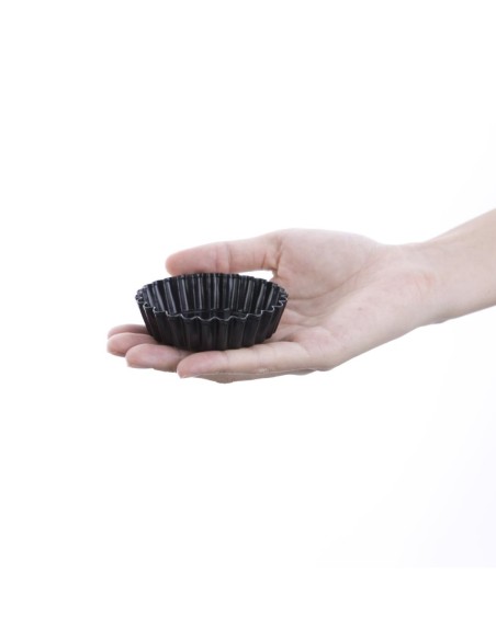 Moule à tartelette cannelé antiadhésif Vogue 8 cm - lot de 3