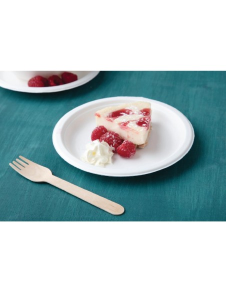 Assiettes compostables Fiesta 17,9 cm - lot de 50
