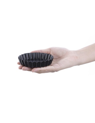 Moule à tartelette cannelé antiadhésif Vogue 10 cm - lot de 3