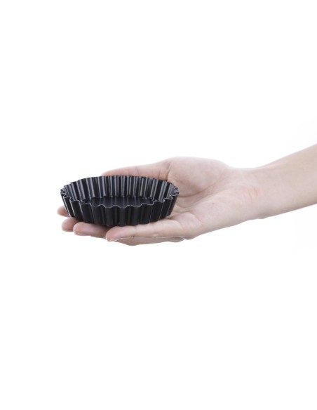 Moule à tartelette cannelé antiadhésif Vogue 10 cm - lot de 3