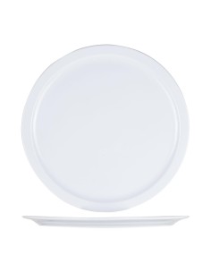 Assiette à pizza blanche Cosy & Trendy 33 cm - lot de 6