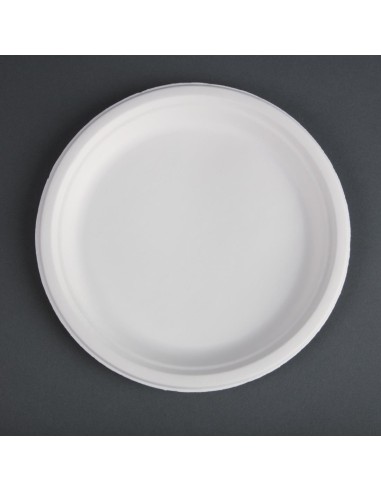 Assiettes compostables Fiesta 26 cm - Lot de 50