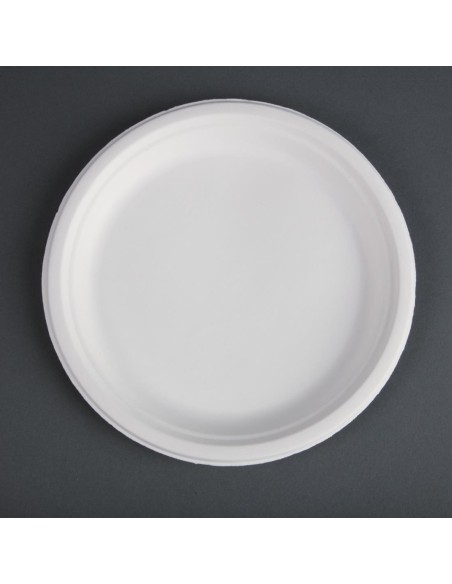 Assiettes compostables Fiesta 26 cm - Lot de 50