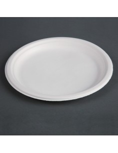 Assiettes compostables Fiesta 26 cm - Lot de 50 2