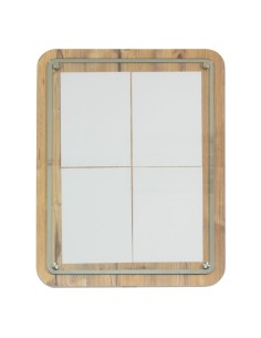Porte-menu en bois Securit 4xA4 - Marron
