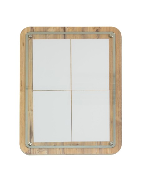 Porte-menu en bois Securit 4xA4 - Marron