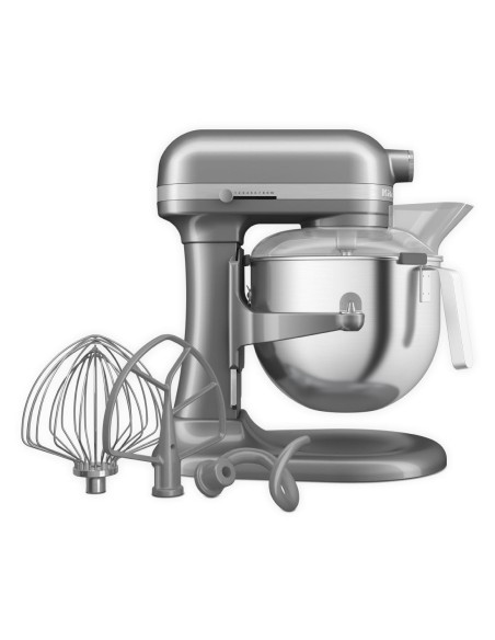 Robot pâtissier professionnel Kitchenaid 6,6 L gris argent - 11 vitesses