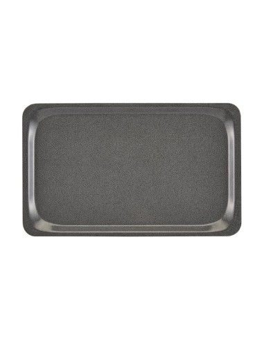 Plateau lisse Capri Cambro anthracite 320x530 mm - Qualité pro